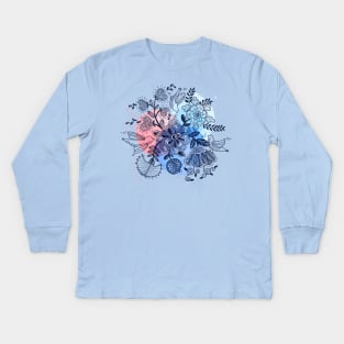 Watercolor Kids Long Sleeve T-Shirt